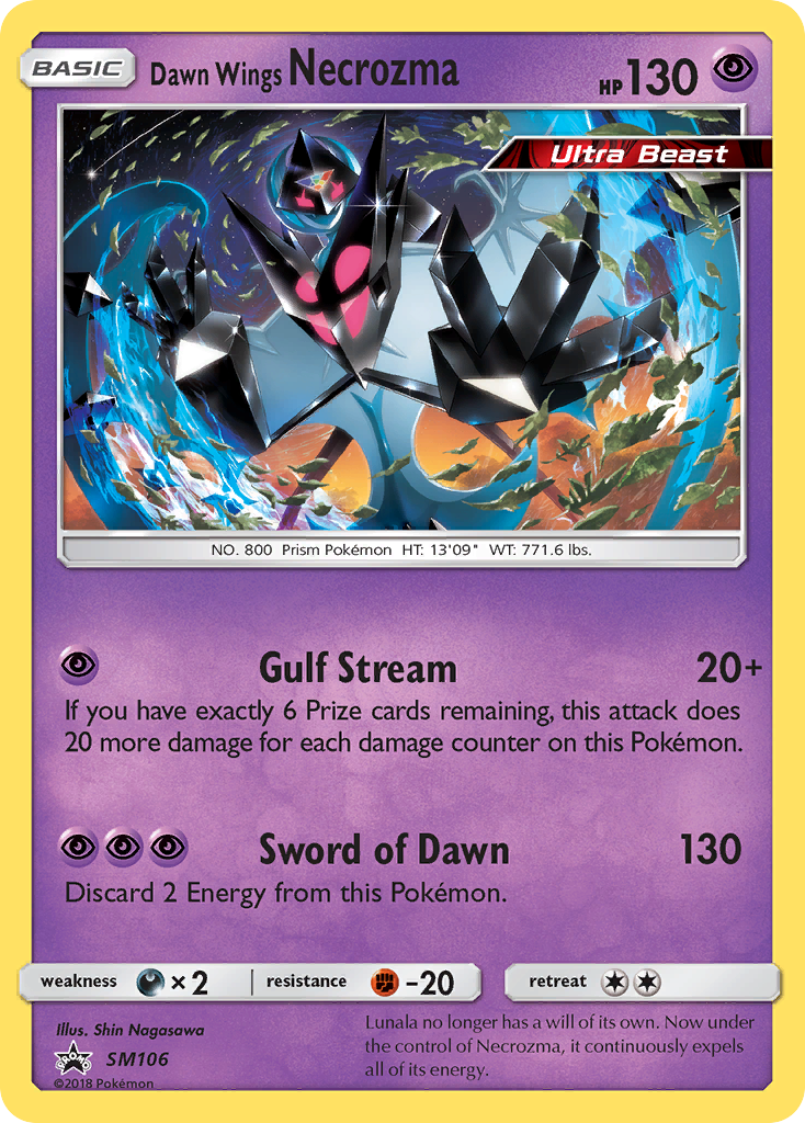 Dawn Wings Necrozma (SM106) [Sun & Moon: Black Star Promos] | North Game Den