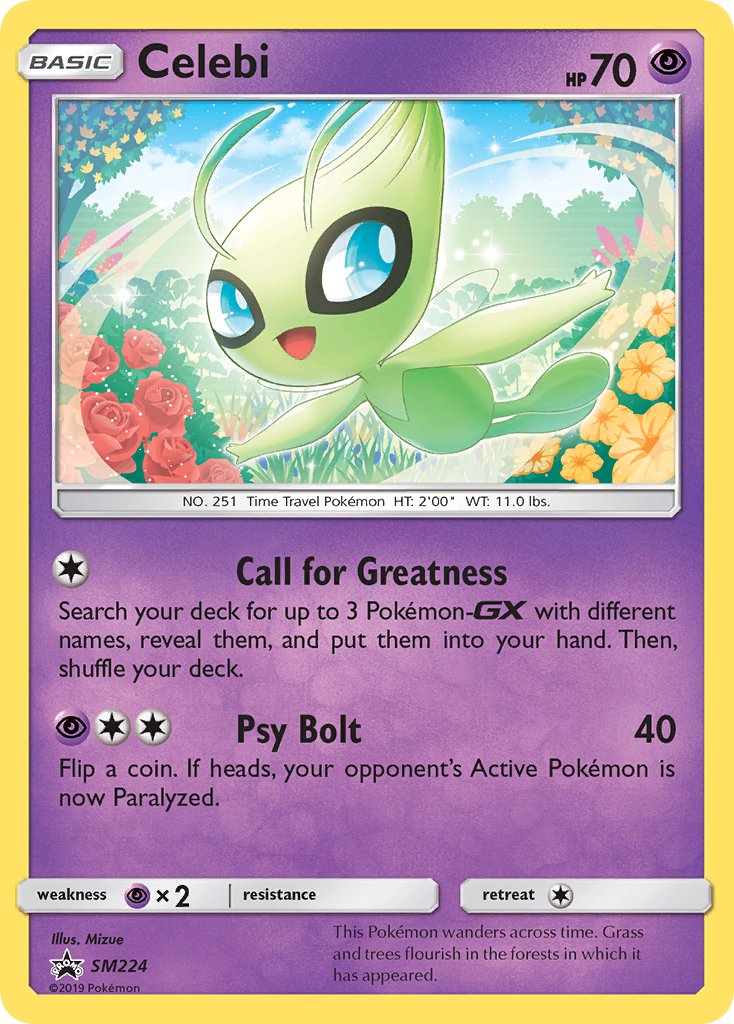 Celebi (SM224) [Sun & Moon: Black Star Promos] | North Game Den