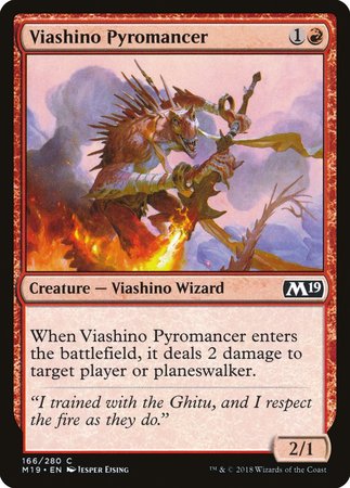 Viashino Pyromancer [Core Set 2019] | North Game Den