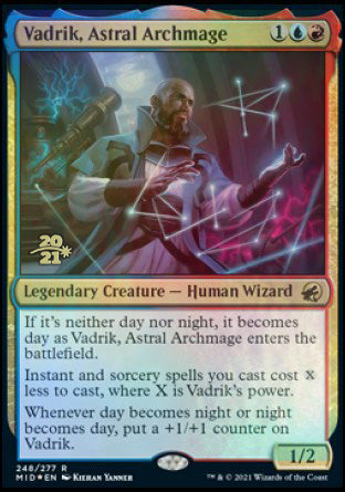 Vadrik, Astral Archmage [Innistrad: Midnight Hunt Prerelease Promos] | North Game Den