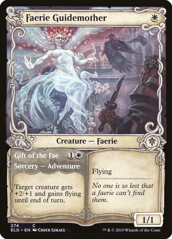 Faerie Guidemother // Gift of the Fae (Showcase) [Throne of Eldraine] | North Game Den