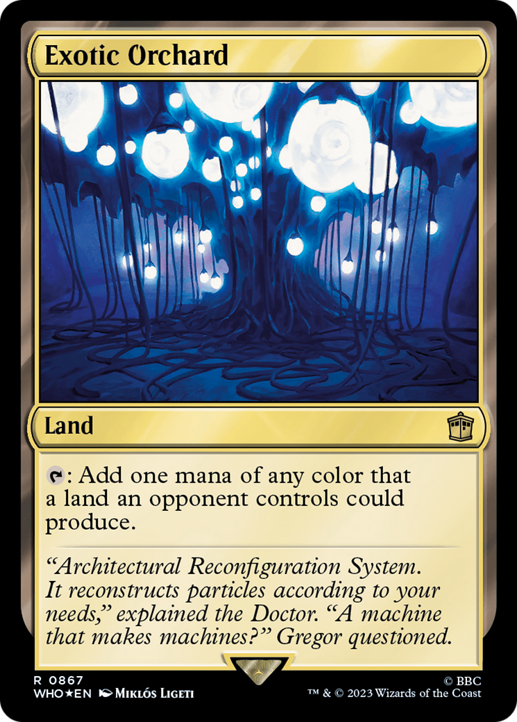 Exotic Orchard (Surge Foil) [Doctor Who] | North Game Den