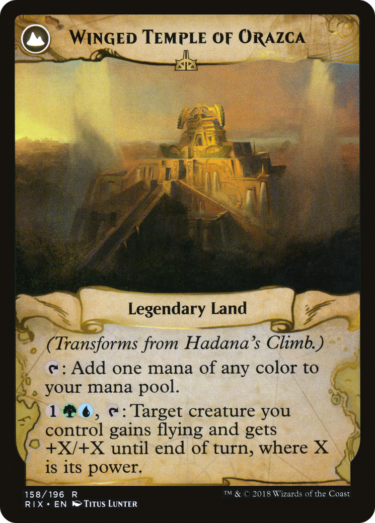 Hadana's Climb // Winged Temple of Orazca [Secret Lair: From Cute to Brute] | North Game Den