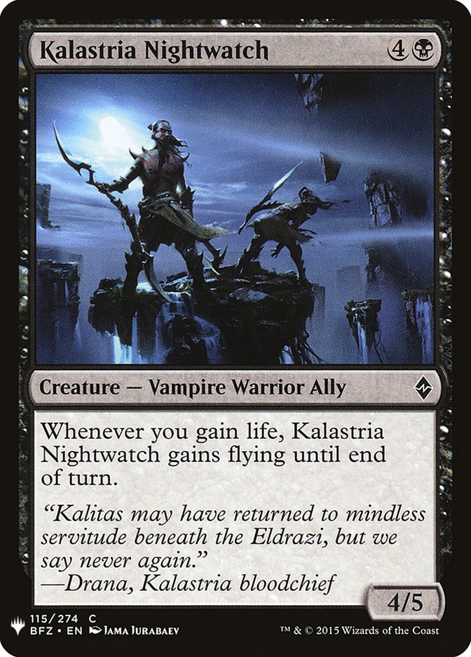 Kalastria Nightwatch [Mystery Booster] | North Game Den