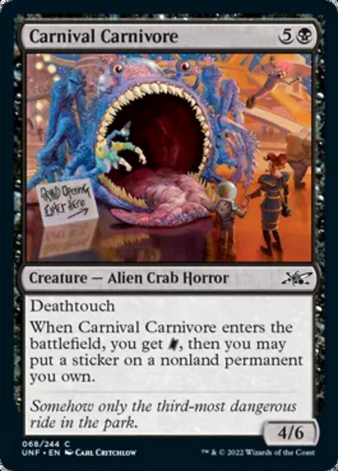 Carnival Carnivore [Unfinity] | North Game Den