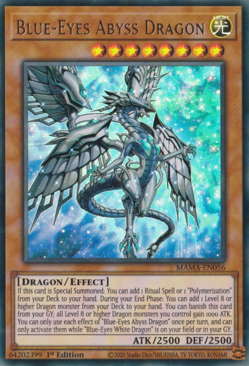 Blue-Eyes Abyss Dragon [MAMA-EN056] Ultra Rare | North Game Den