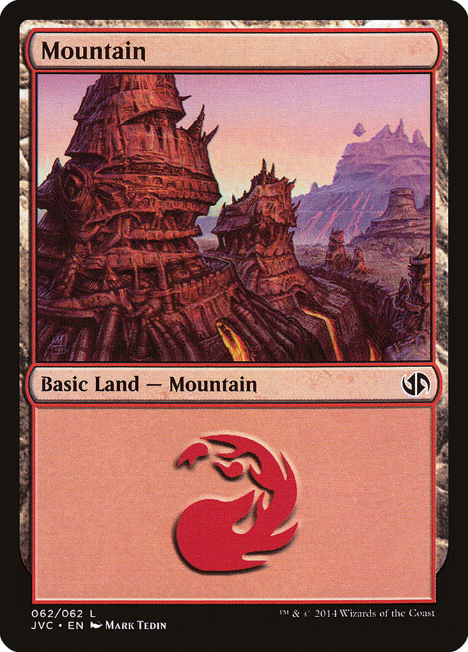 Mountain (62) [Duel Decks Anthology] | North Game Den