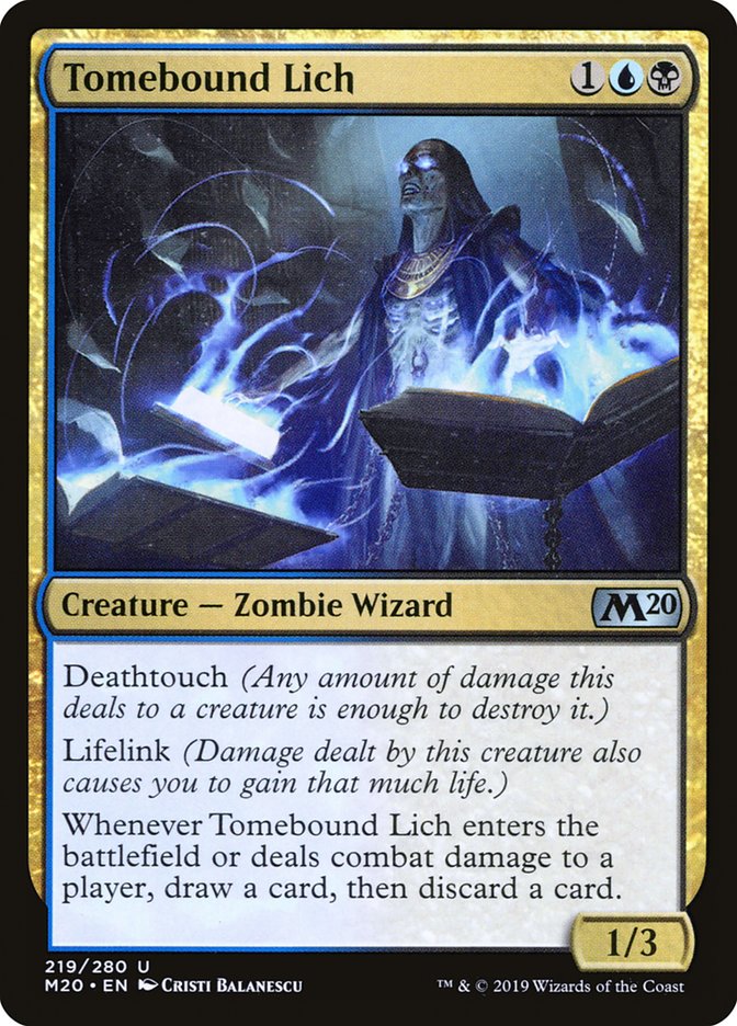 Tomebound Lich [Core Set 2020] | North Game Den