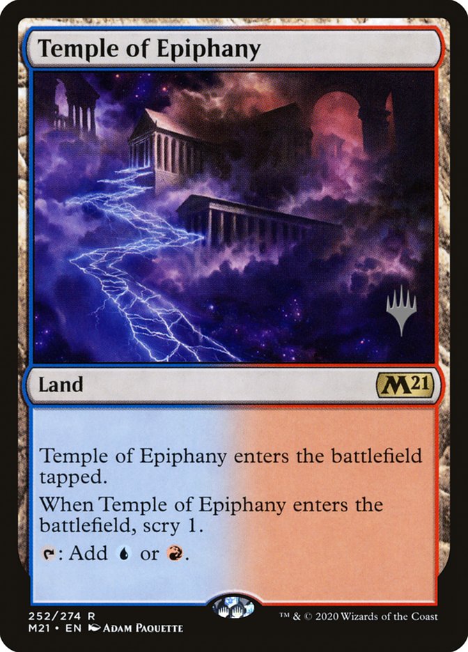 Temple of Epiphany (Promo Pack) [Core Set 2021 Promos] | North Game Den