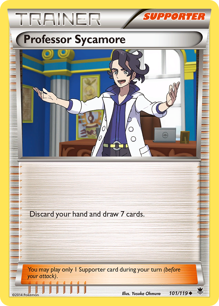 Professor Sycamore (101/119) [XY: Phantom Forces] | North Game Den