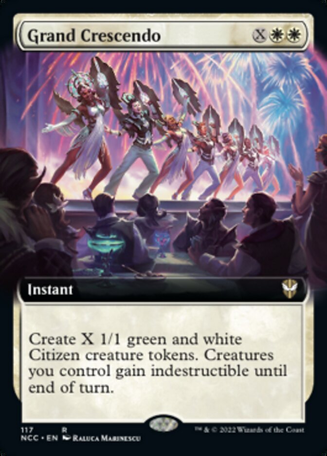 Grand Crescendo (Extended Art) [Streets of New Capenna Commander] | North Game Den