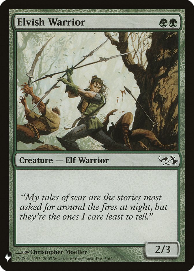 Elvish Warrior [Mystery Booster] | North Game Den