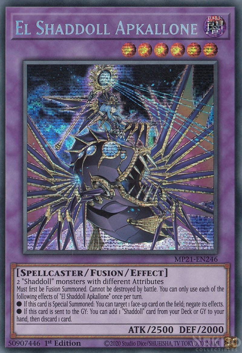 El Shaddoll Apkallone [MP21-EN246] Prismatic Secret Rare | North Game Den