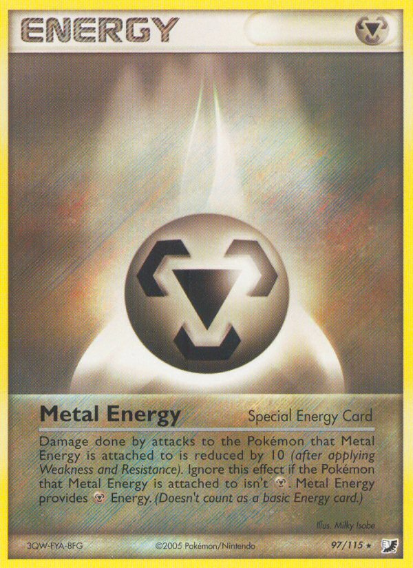 Metal Energy (97/115) [EX: Unseen Forces] | North Game Den