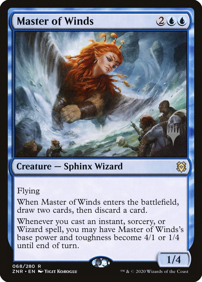 Master of Winds (Promo Pack) [Zendikar Rising Promos] | North Game Den