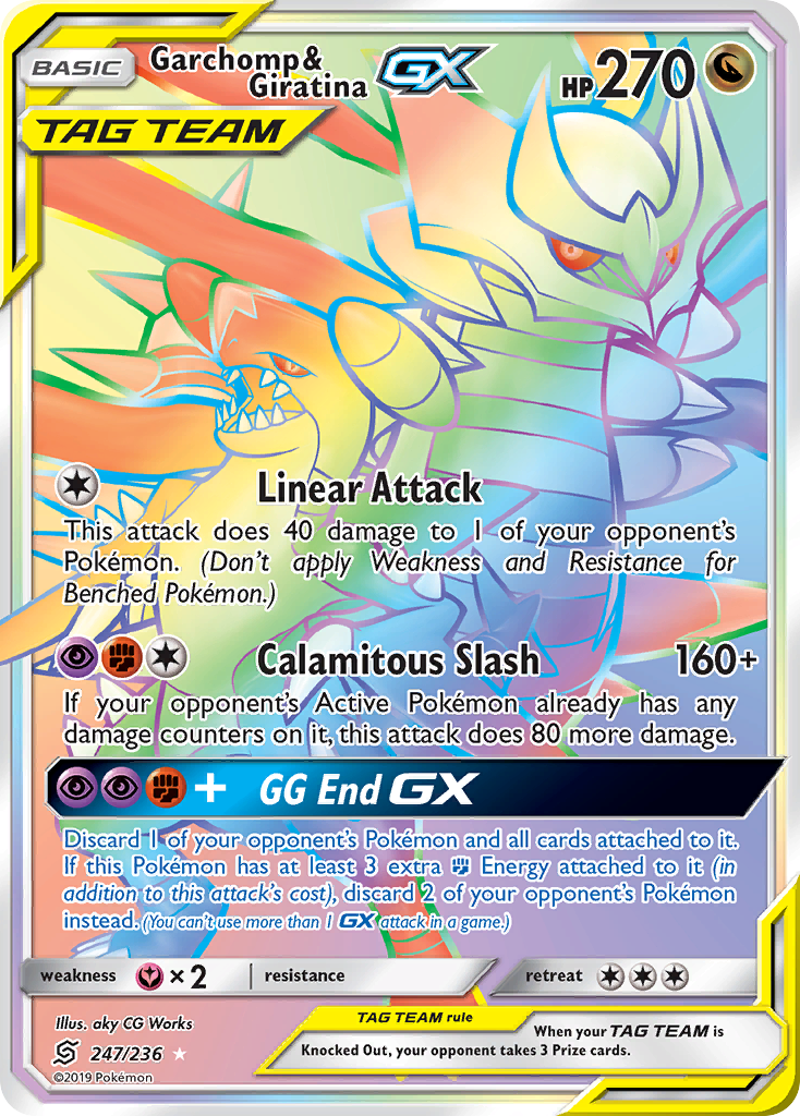 Garchomp & Giratina GX (247/236) [Sun & Moon: Unified Minds] | North Game Den