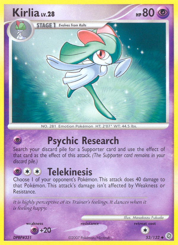 Kirlia (53/132) [Diamond & Pearl: Secret Wonders] | North Game Den