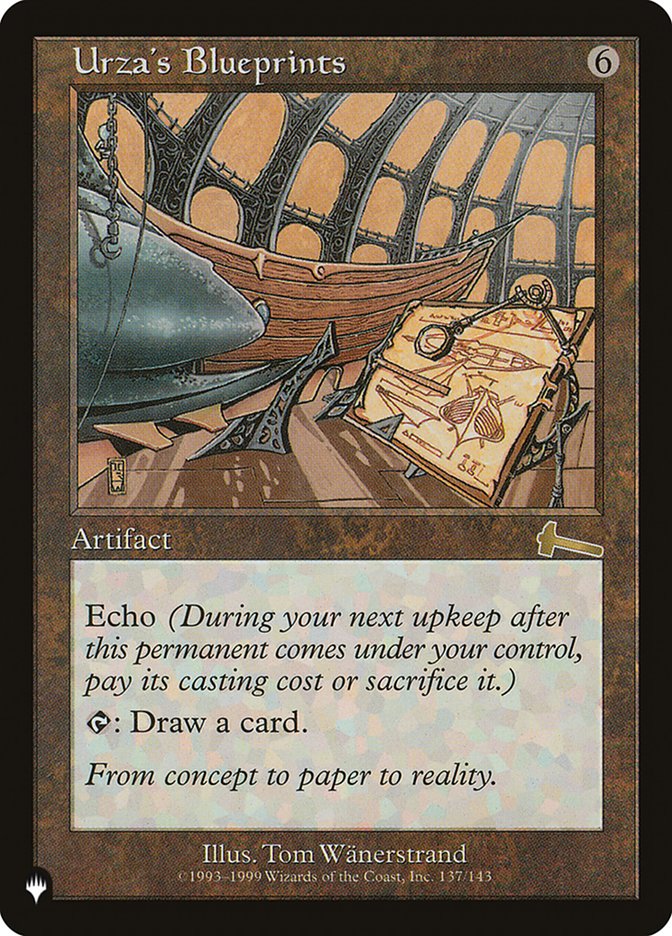 Urza's Blueprints [The List] | North Game Den