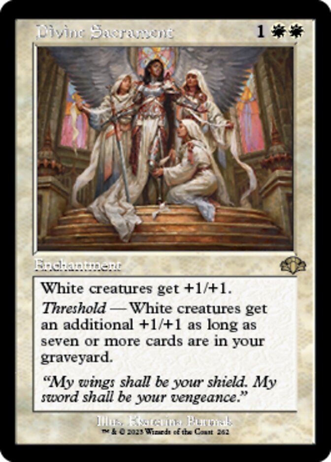 Divine Sacrament (Retro) [Dominaria Remastered] | North Game Den