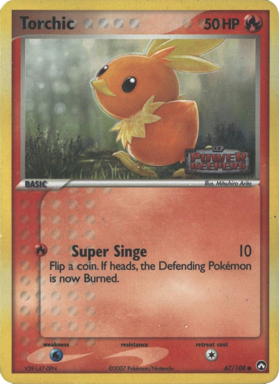 Torchic (67/108) (Stamped) [EX: Power Keepers] | North Game Den