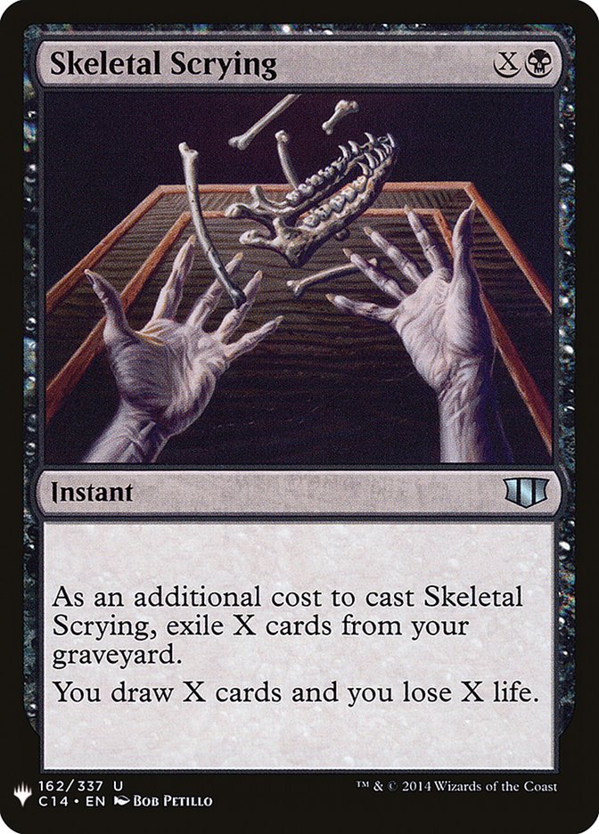 Skeletal Scrying [Mystery Booster] | North Game Den