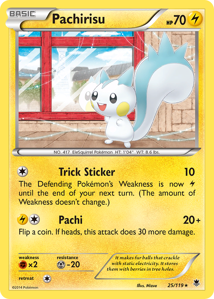 Pachirisu (25/119) [XY: Phantom Forces] | North Game Den