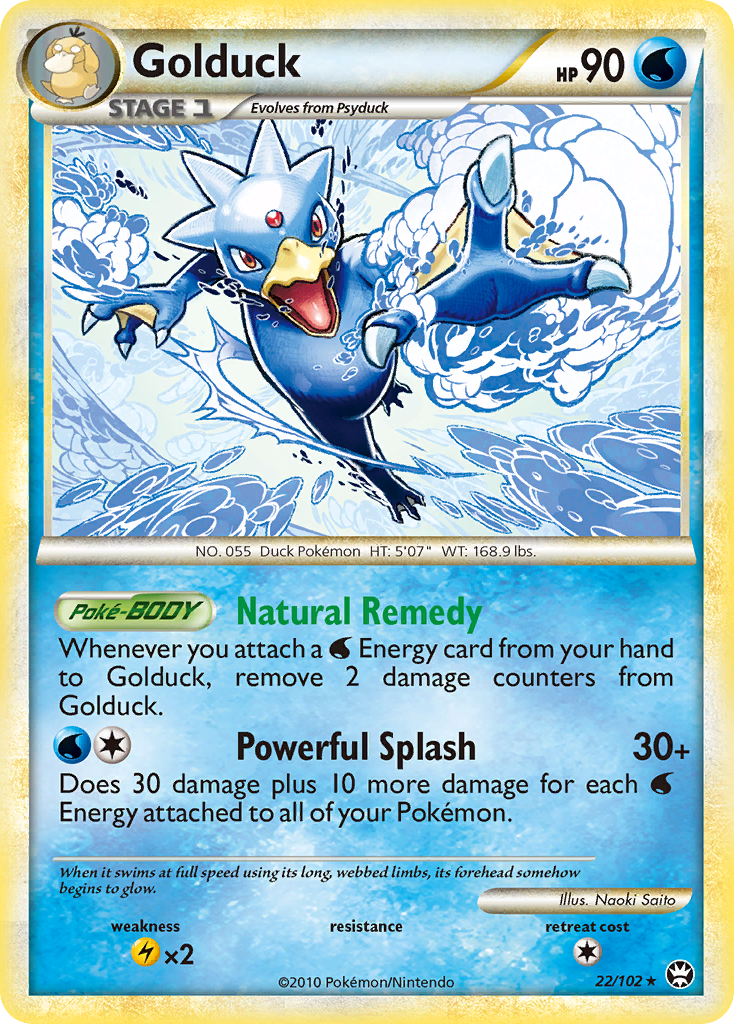 Golduck (22/102) [HeartGold & SoulSilver: Triumphant] | North Game Den