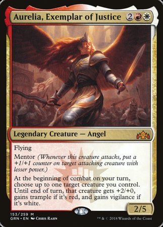 Aurelia, Exemplar of Justice [Guilds of Ravnica] | North Game Den