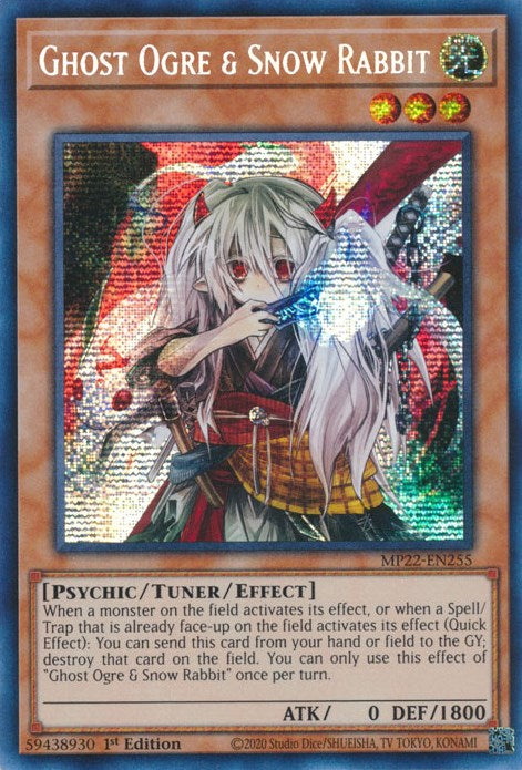 Ghost Ogre & Snow Rabbit [MP22-EN255] Prismatic Secret Rare | North Game Den