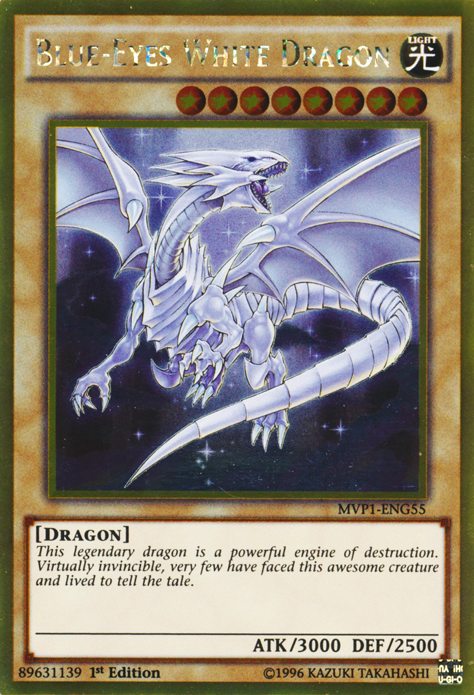 Blue-Eyes White Dragon [MVP1-ENG55] Gold Rare | North Game Den