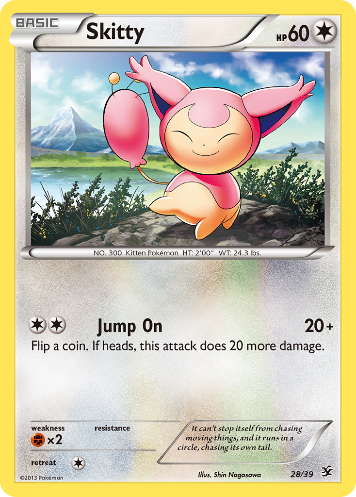 Skitty (28/39) [XY: Kalos Starter Set] | North Game Den