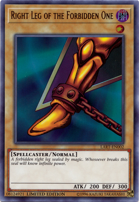Right Leg of the Forbidden One [LART-EN002] Ultra Rare | North Game Den