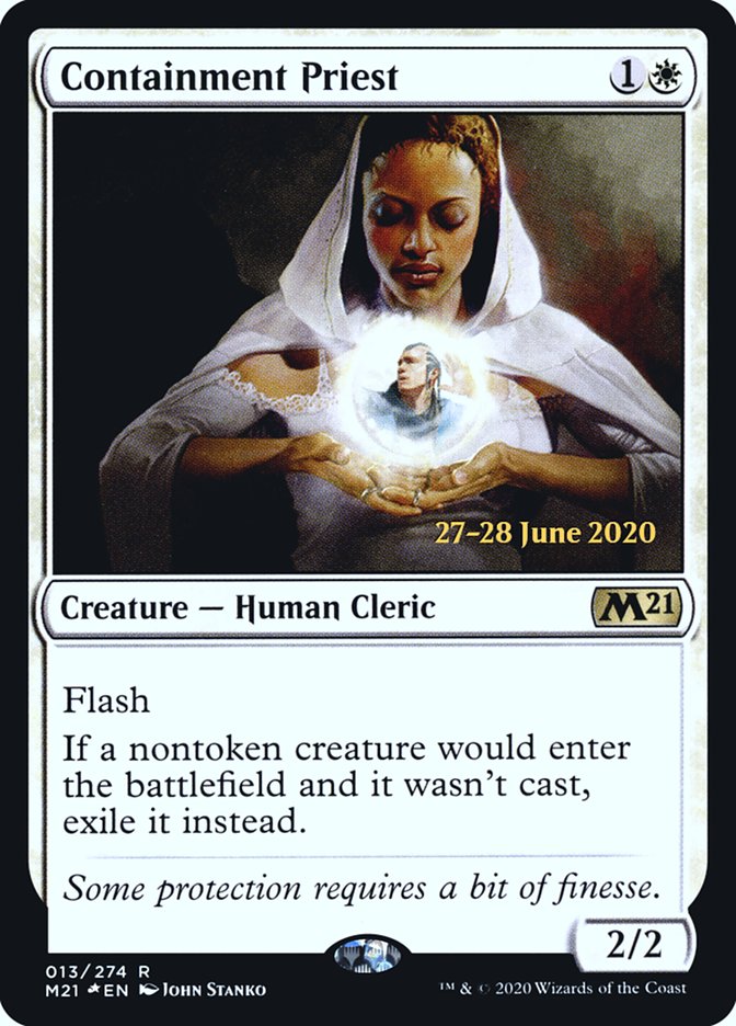 Containment Priest  [Core Set 2021 Prerelease Promos] | North Game Den