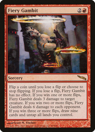 Fiery Gambit [Mirrodin] | North Game Den