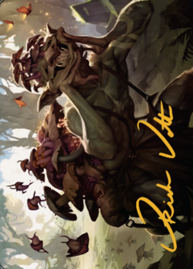 Sprouting Goblin Art Card (Gold-Stamped Signature) [Dominaria United Art Series] | North Game Den