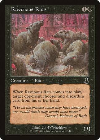 Ravenous Rats [Urza's Destiny] | North Game Den