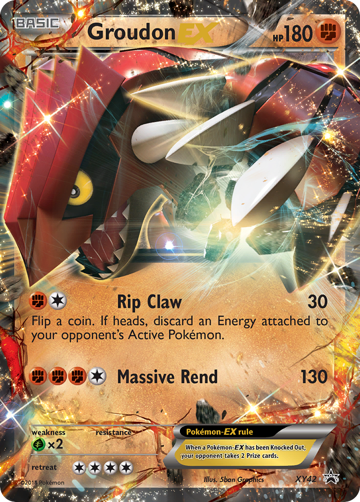 Groudon EX (XY42) [XY: Black Star Promos] | North Game Den