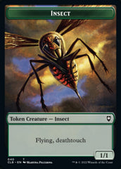 Spider // Insect Double-sided Token [Commander Legends: Battle for Baldur's Gate Tokens] | North Game Den