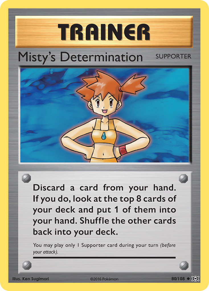 Misty's Determination (80/108) [XY: Evolutions] | North Game Den