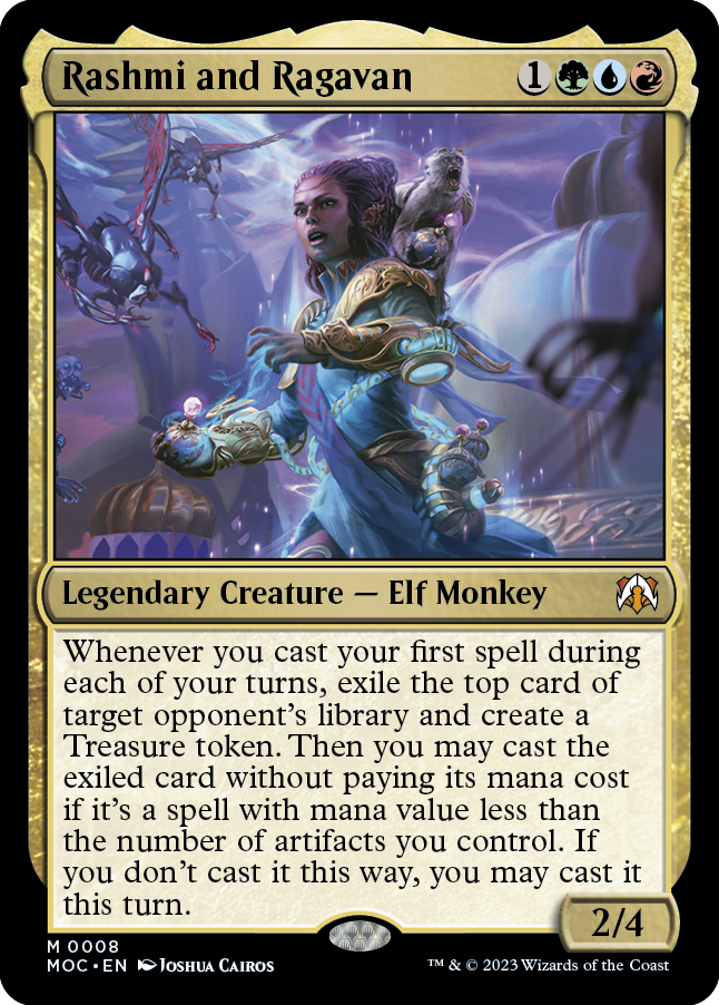 Rashmi and Ragavan [March of the Machine Commander] | North Game Den