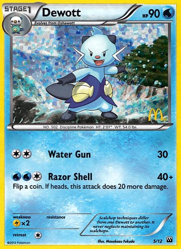 Dewott (5/12) [McDonald's Promos: 2012 Collection] | North Game Den