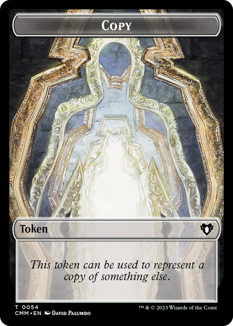 Copy (54) // Angel Double-Sided Token [Commander Masters Tokens] | North Game Den