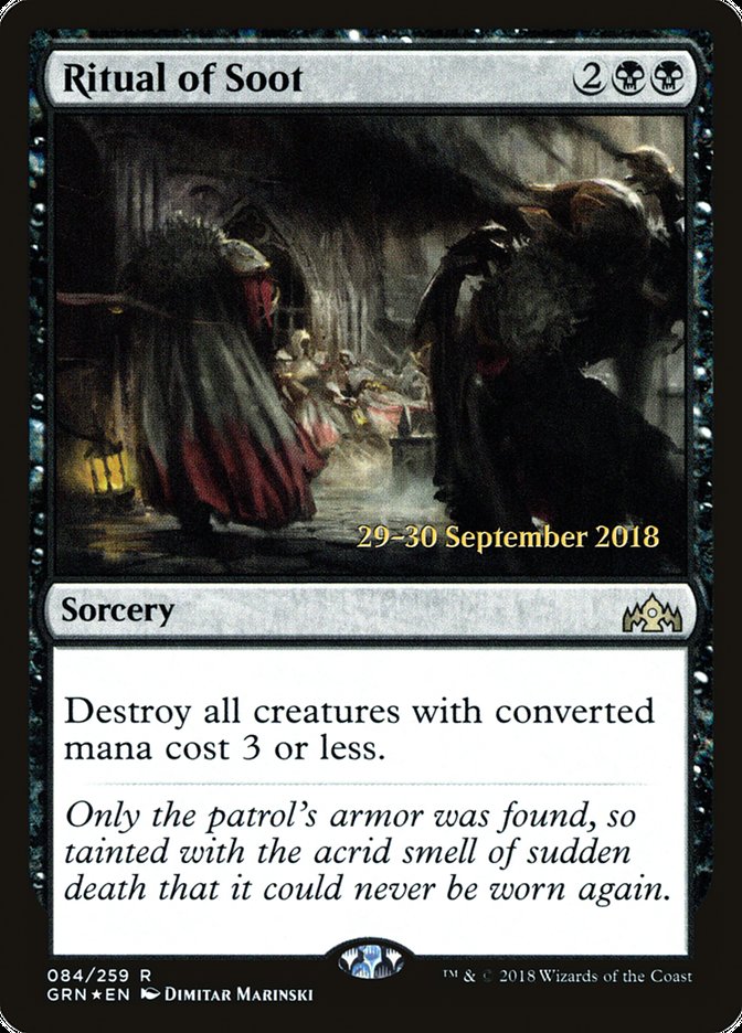 Ritual of Soot  [Guilds of Ravnica Prerelease Promos] | North Game Den