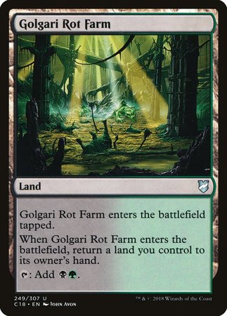 Golgari Rot Farm [Commander 2018] | North Game Den