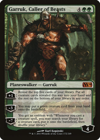 Garruk, Caller of Beasts [Magic 2014] | North Game Den