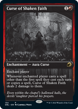 Curse of Shaken Faith [Innistrad: Double Feature] | North Game Den