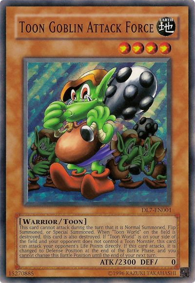 Toon Goblin Attack Force [DL7-EN001] Super Rare | North Game Den