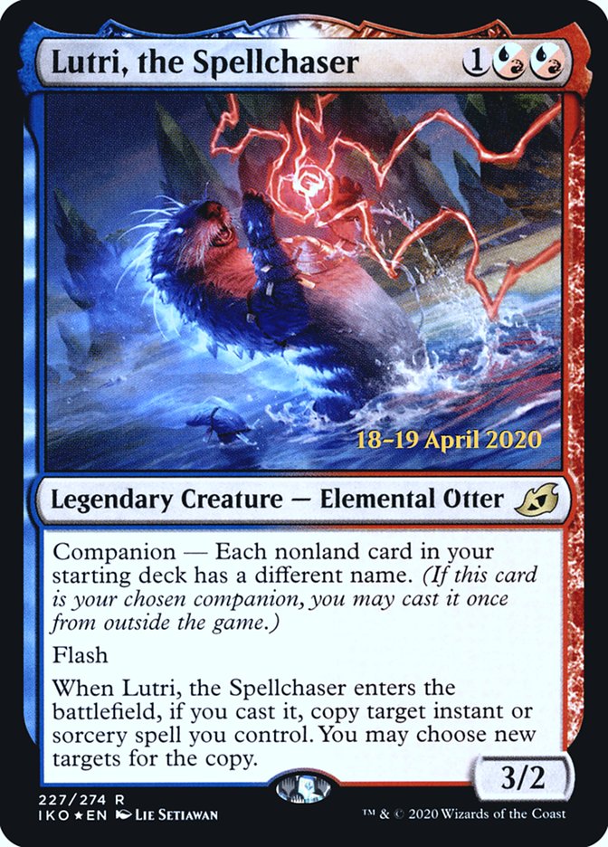 Lutri, the Spellchaser  [Ikoria: Lair of Behemoths Prerelease Promos] | North Game Den