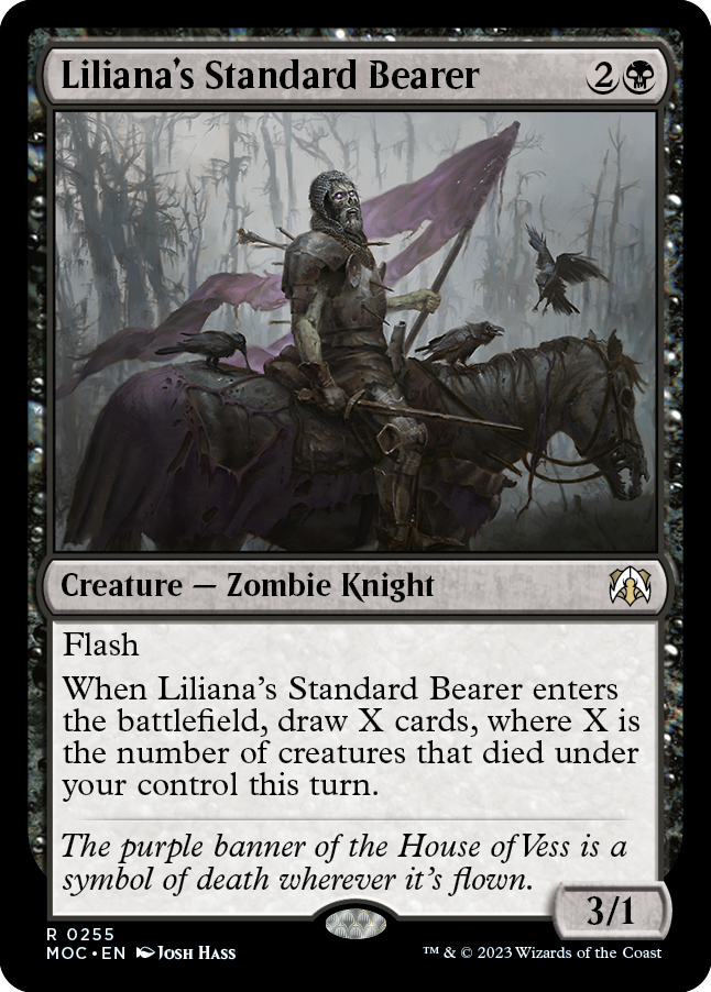 Liliana's Standard Bearer [March of the Machine Commander] | North Game Den