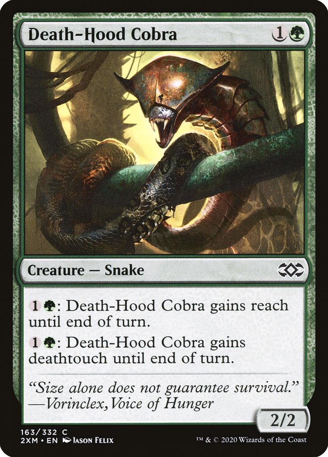 Death-Hood Cobra [Double Masters] | North Game Den